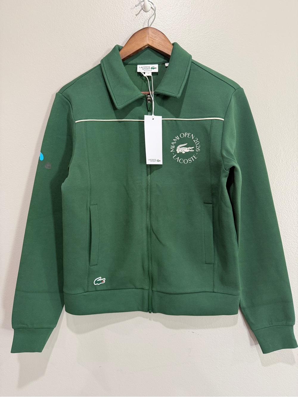 Lacoste Sport Miami Open Edition Ballboy Jacket Green NWT Small 2026 Tennis
